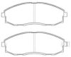 AISIN ASN-2036 Brake Pad Set, disc brake
